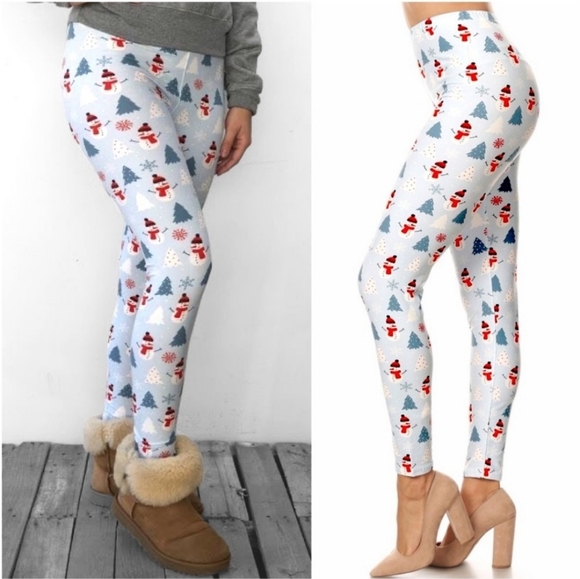 Pants - ULTRA BUTTERY SOFT WOMENS HOLIDAY STRETCHY MUST HAVE LEGGINGS